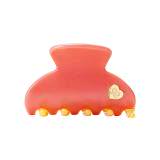 By Eloise London Medium Hair Claw Gold Heart Spona do vlasov pre ženy 1 ks Odtieň Coral Sunset