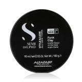 ALFAPARF MILANO Semi Di Lino Style & Care Funk Clay Pre definíciu a tvar vlasov pre ženy 90 ml