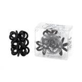 Invisibobble Nano Hair Ring Gumička na vlasy pre ženy 3 ks Odtieň True Black - černá