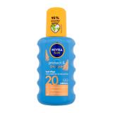 Nivea Sun Protect & Bronze Sun Spray SPF20 Opaľovací prípravok na telo 200 ml