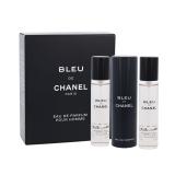 Chanel Bleu de Chanel Parfumovaná voda pre mužov Twist and Spray 3x20 ml