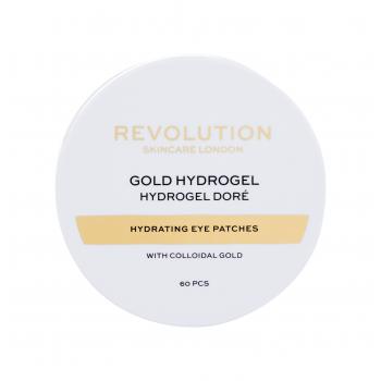 Revolution Skincare Gold Hydrogel Hydrating Eye Patches Maska na oči pre ženy 60 ks
