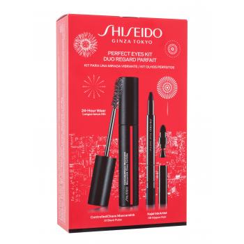 Shiseido Perfect Eye Kit Darčeková kazeta pre ženy špirála ControlledChaos MascaraInk 11,5 ml + ceruzka na oči Kajal InkArtist 0,8 g 09 Nippon Noir