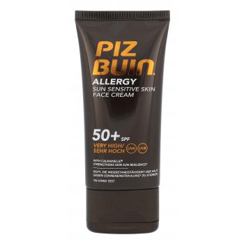 PIZ BUIN Allergy Sun Sensitive Skin Face Cream SPF50+ Opaľovací prípravok na tvár 50 ml