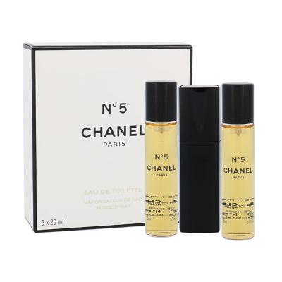Chanel N°5 3x 20 ml Toaletná voda pre ženy Twist and Spray 20 ml