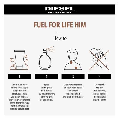 Diesel Fuel For Life Homme Toaletná voda pre mužov 50 ml