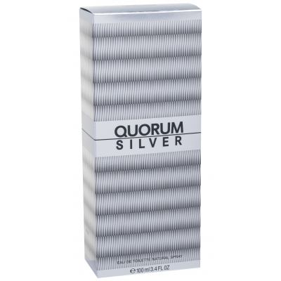 Antonio Puig Quorum Silver Toaletná voda pre mužov 100 ml