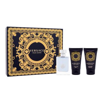 Versace Pour Homme SET1 Darčeková kazeta toaletná voda 50 ml + sprchovací gél 50 ml + balzam po holení 50 ml