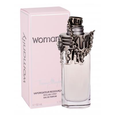 Mugler Womanity Parfumovaná voda pre ženy Naplniteľný 50 ml