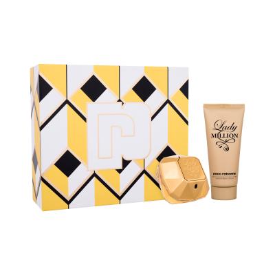 Paco Rabanne Lady Million Darčeková kazeta parfumovaná voda 80 ml + telové mlieko 100 ml