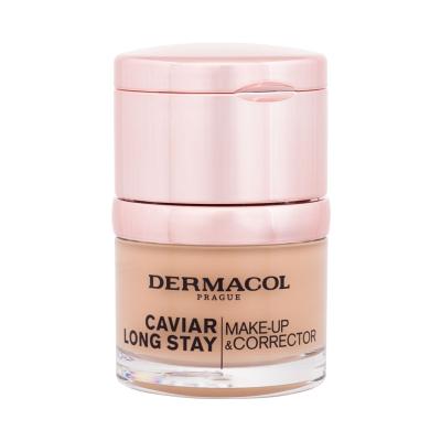 Dermacol Caviar Long Stay Make-Up & Corrector Make-up pre ženy 30 ml Odtieň 3 Nude