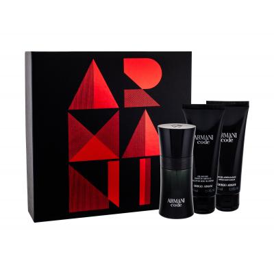 Giorgio Armani Code Darčeková kazeta toaletná voda 50 ml + balzam po holení 75 ml + sprchovací gél 75 ml