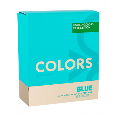 Benetton Colors de Benetton Blue Toaletná voda pre ženy 80 ml