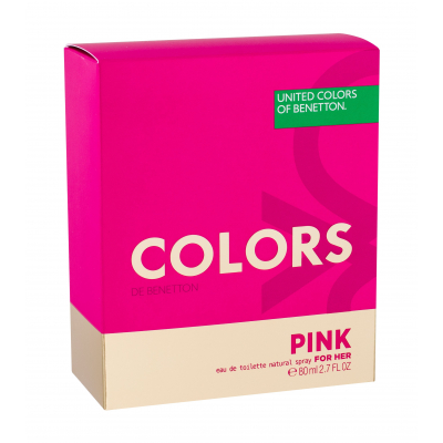 Benetton Colors de Benetton Pink Toaletná voda pre ženy 80 ml