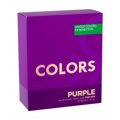 Benetton Colors de Benetton Purple Toaletná voda pre ženy 80 ml
