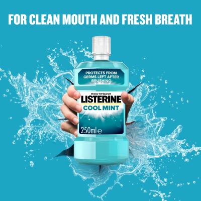 Listerine Cool Mint Mouthwash Ústna voda 250 ml