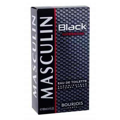 BOURJOIS Paris Masculin Black Premium Toaletná voda pre mužov 100 ml