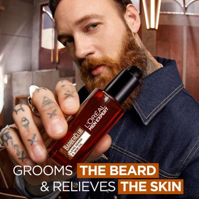 L&#039;Oréal Paris Men Expert Barber Club Long Beard &amp; Skin Oil Olej na fúzy pre mužov 30 ml