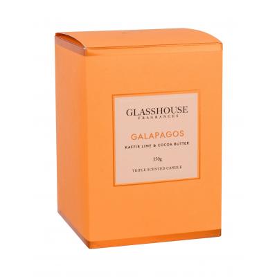 Glasshouse Galapagos Kaffir Lime &amp; Cocoa Butter Vonná sviečka 350 g