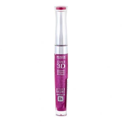 BOURJOIS Paris 3D Effet Lesk na pery pre ženy 5,7 ml Odtieň 23 Framboise Magnific