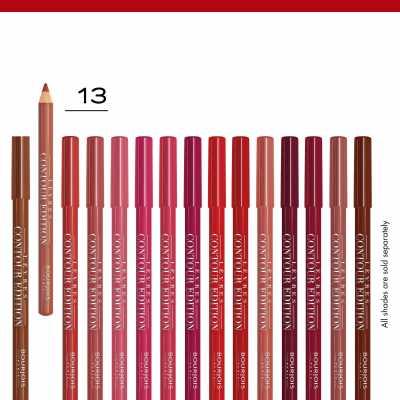 BOURJOIS Paris Contour Edition Ceruzka na pery pre ženy 1,14 g Odtieň 13 Nuts About You