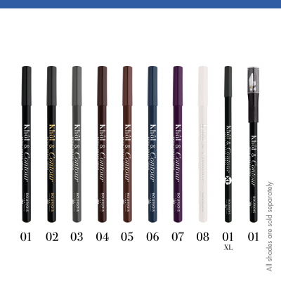 BOURJOIS Paris Khol &amp; Contour &amp; Sharpener Ceruzka na oči pre ženy 1,2 g Odtieň 001 Noir-issime