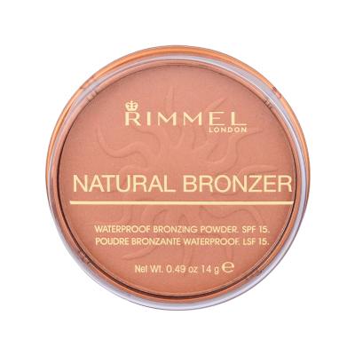Rimmel London Natural Bronzer SPF15 Bronzer pre ženy 14 g Odtieň 025 Sun Glow