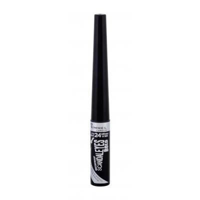 Rimmel London Scandaleyes Bold Očná linka pre ženy 2,5 ml Odtieň Black