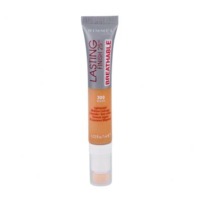 Rimmel London Lasting Finish Breathable 25HR Korektor pre ženy 7 ml Odtieň 300 Medium