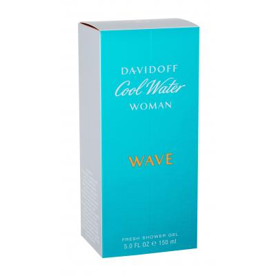 Davidoff Cool Water Wave Woman Sprchovací gél pre ženy 150 ml poškodená krabička