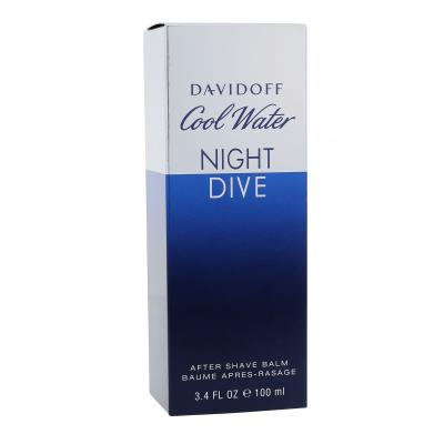 Davidoff Cool Water Night Dive Balzam po holení pre mužov 100 ml poškodená krabička