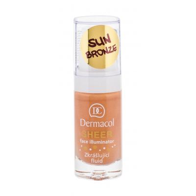 Dermacol Sheer Face Illuminator Podklad pod make-up pre ženy 15 ml Odtieň sun bronze