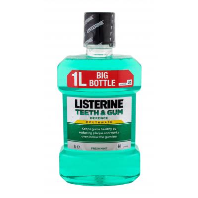 Listerine Teeth & Gum Defence Defence Fresh Mint Mouthwash Ústna voda 1000 ml