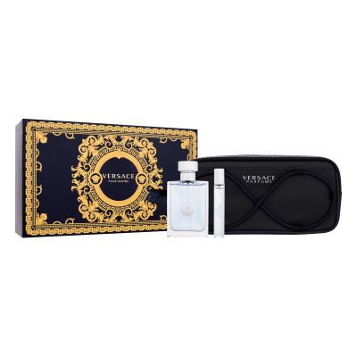 Versace Pour Homme Darčeková kazeta toaletná voda 100 ml + toaletná voda 10 ml + kozmetická taška
