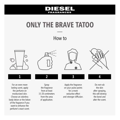 Diesel Only The Brave Tattoo Toaletná voda pre mužov 50 ml