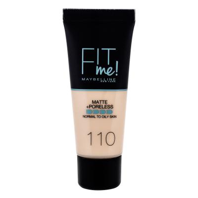 Maybelline Fit Me! Matte + Poreless Make-up pre ženy 30 ml Odtieň 110 Porcelain
