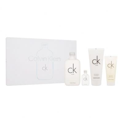 Calvin Klein CK One Darčeková kazeta edt 200ml + 200ml tělové mléko + 100ml sprchový gel + 15ml edt