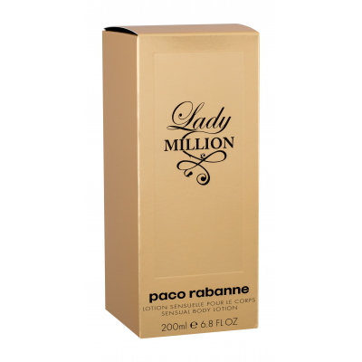 Paco Rabanne Lady Million Telové mlieko pre ženy 200 ml