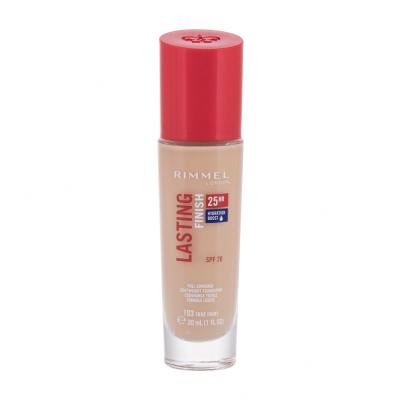 Rimmel London Lasting Finish 25H SPF20 Make-up pre ženy 30 ml Odtieň 103 True Ivory