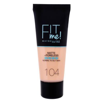 Maybelline Fit Me! Matte + Poreless Make-up pre ženy 30 ml Odtieň 104 Soft Ivory