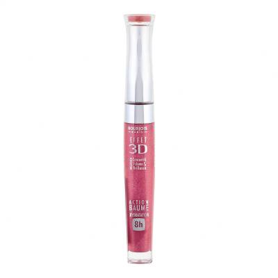 BOURJOIS Paris 3D Effet Lesk na pery pre ženy 5,7 ml Odtieň 03 Brown Pink