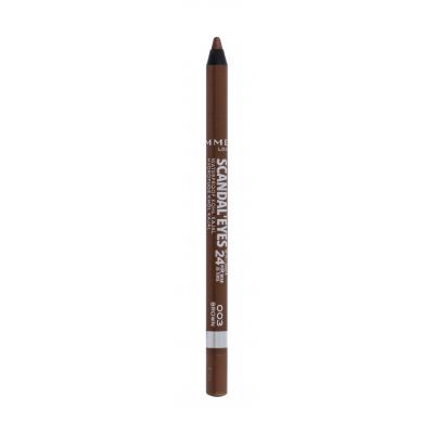 Rimmel London Scandaleyes Kajal 24HR Ceruzka na oči pre ženy 1,3 g Odtieň 003 Brown