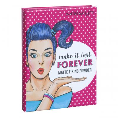 Misslyn Make It Last Forever Matte Fixing Púder pre ženy 6 g Odtieň Transparent