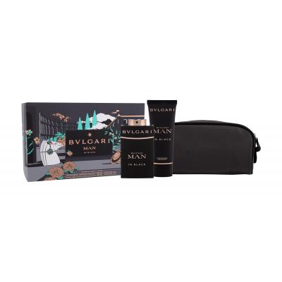 Bvlgari MAN In Black Darčeková kazeta parfumovaná voda 100 ml + balzam po holení 100 ml + kozmetická taška