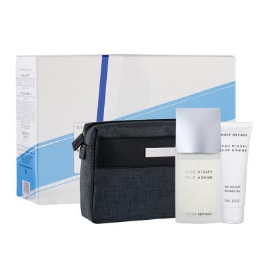 Issey Miyake L'Eau D'Issey Pour Homme Darčeková kazeta toaletná voda 125 ml + sprchovací gel 75 ml + kozmetická taška