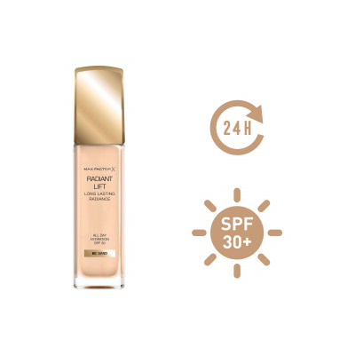Max Factor Radiant Lift SPF30 Make-up pre ženy 30 ml Odtieň 60 Sand