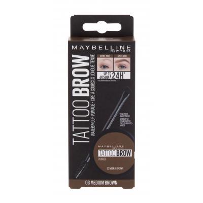 Maybelline Tattoo Brow Lasting Color Pomade Gél a pomáda na obočie pre ženy 4 g Odtieň 03 Medium Brown