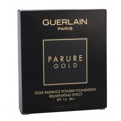 Guerlain Parure Gold SPF15 Make-up pre ženy Náplň 10 g Odtieň 05 Dark Beige poškodená krabička