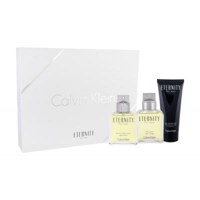 Calvin Klein Eternity For Men Darčeková kazeta Edt 100ml + 100ml voda po holení + 100ml sprchový gel