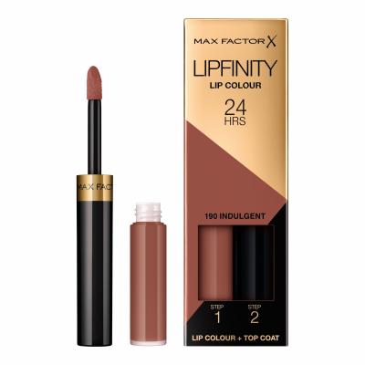 Max Factor Lipfinity 24HRS Lip Colour Rúž pre ženy 4,2 g Odtieň 190 Indulgent